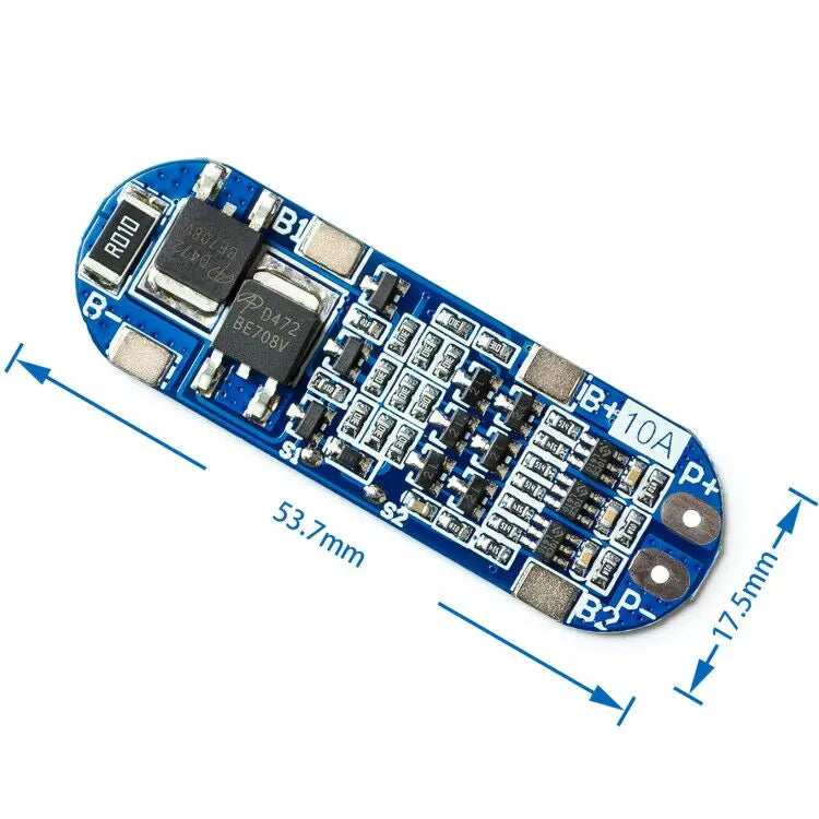 3S 10A 11.1V 12V 12.6V Lithium Battery Charger Protection Board Module for 18650 Li-ion Lipo Battery Cells BMS 3.7V