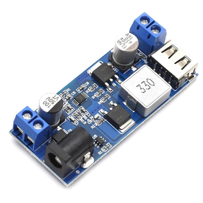 DC-DC 24V/12V To 5V 5A Step Down Power Supply Buck Converter Replace LM2596S Adjustable USB Step-down Charging Module For Phone