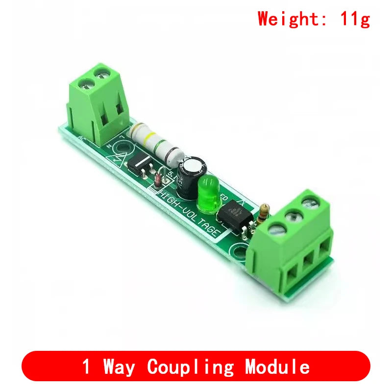 AC 220V 1/3/8 Channel MCU TTL Level 8 Ch Optocoupler Isolation Test Board Isolated Detection Tester PLC Processors Module