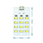 1PCS high quality 5730 smd 5V 430mA~470mA White Mirco Usb 5730 LED lighting panel USB mobile light Emergency light night light