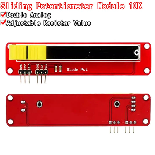 Slide Potentiometer 10K Linear Module Dual Output for Arduino AVR Electronic Block