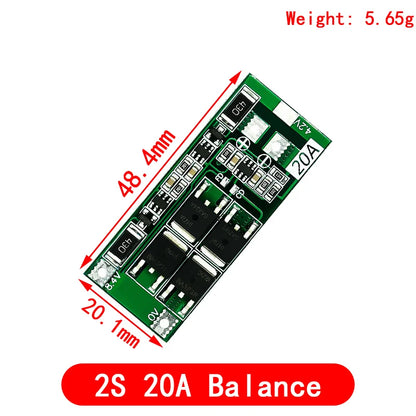 2S 3A 4A 5A 8A 10A 13A 20A 7.4V 8.4V Li-ion 18650 Lithium battery protection board / BMS board Standard / Balance