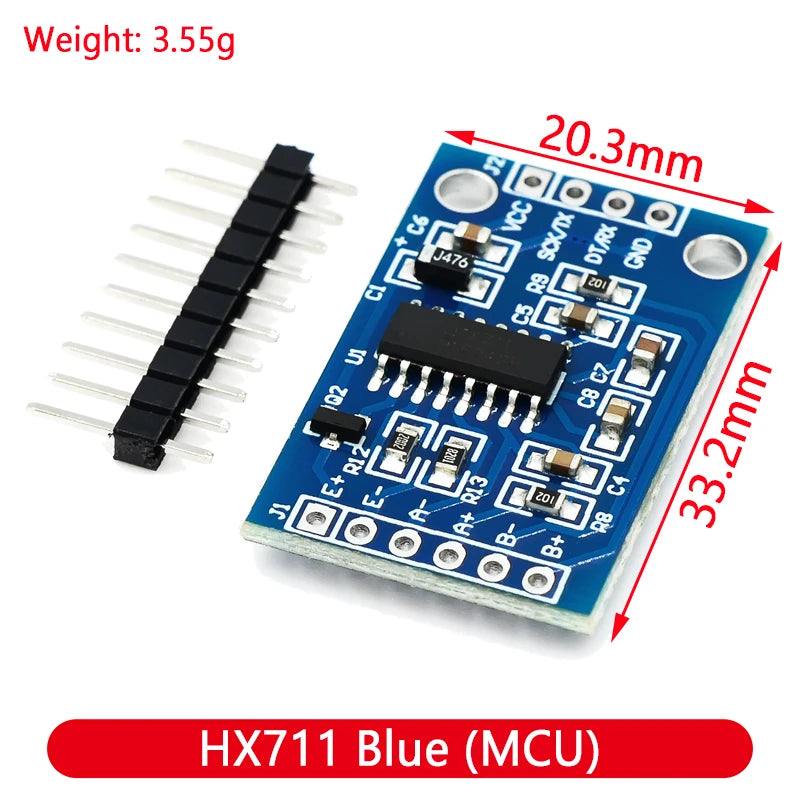 Load Cell 1KG 5KG 10KG 20KG HX711 AD Module Weight Sensor Electronic Scale Aluminum Alloy Weighing Pressure Sensor For Arduino