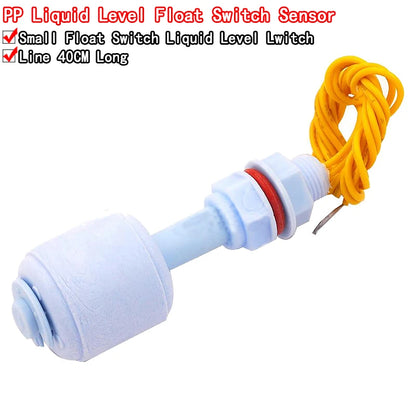 52mm PP Liquid Water Level Sensor Horizontal Float Switch Down