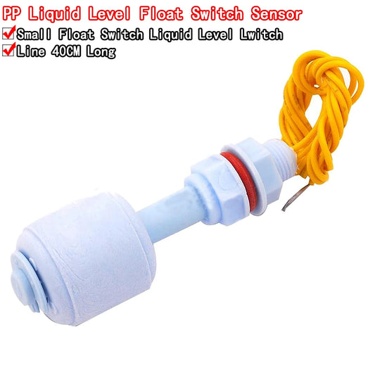 52mm PP Liquid Water Level Sensor Horizontal Float Switch Down