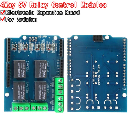 5V 4 Channel Relay Shield Module for Arduino UNO R3 Mega2560 Electronic 4 Way Four Channel Relay Control Expansion Board