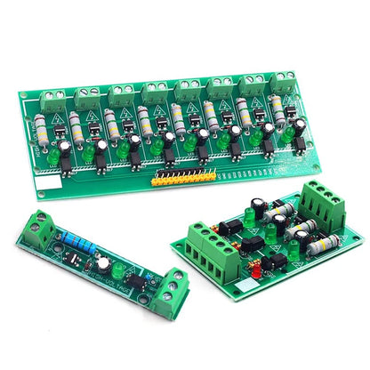 AC 220V 1/3/8 Channel MCU TTL Level 8 Ch Optocoupler Isolation Test Board Isolated Detection Tester PLC Processors Module
