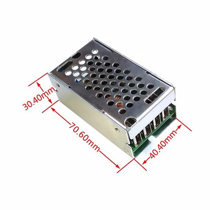 DC-DC 9V 12V 24V 36V To 5V Step Down Board 5A 4 USB Output Buck Converter Power Supply Module with Aluminum Shell For Phones