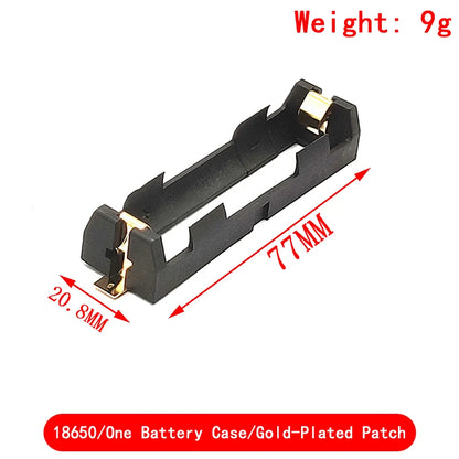 1x 2x 18650 Series Batteries Holder Box Storage Case Container With Bronze Pins Drop Ship