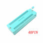 1pcs/lot 14 16 18 20 24 28 32 40 P Pin 2.54 MM Green DIP Universal ZIF IC Socket Test Solder Type IC lock seat zif socket