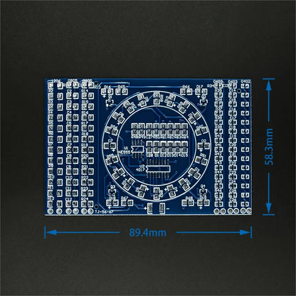 DIY CD4017 Rotating LED SMD NE555 Soldering Practice Board DIY Kit Fanny Skill Training Electronic Suit