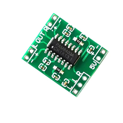 5PCS PAM8403 Super mini digital amplifier board 2 * 3W Class D digital amplifier board efficient 2.5 to 5V USB power supply