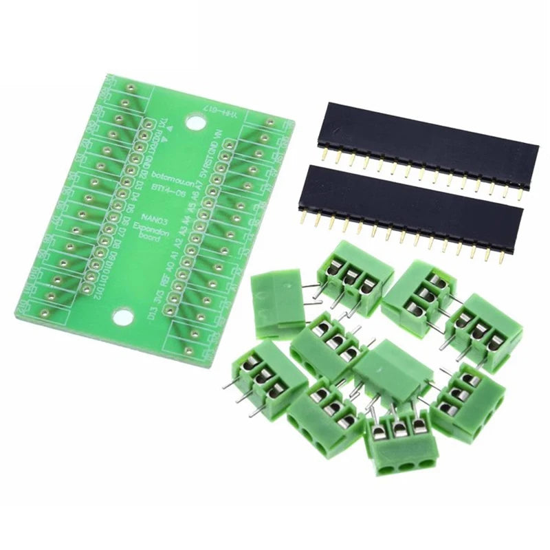 NANO V3.0 3.0 Controller Terminal Adapter Expansion Board NANO IO Shield Simple Extension Plate For Arduino AVR ATMEGA328P