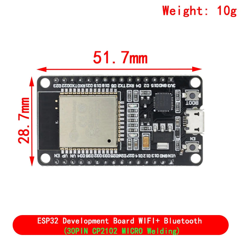 ESP32 Development Board CP2102 CH340C WiFi+Bluetooth Ultra-Low Power Consumption Wireless Module ESP32-WROOM-32 NodeMCU-32S