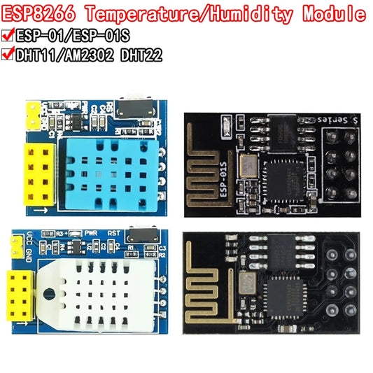 ESP8266 ESP-01 ESP-01S DHT11 DHT22 AM2302 Digital Temperature Humidity Sensor Wifi Module Replace SHT11 SHT15 High Precision