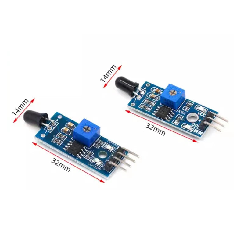 IR Infrared 3/4 Wire Flame Detection Sensor Module IR Flame Sensor Module Detector Smartsense For Arduino