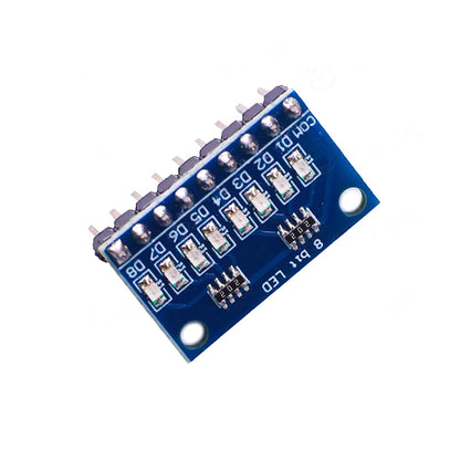 3-24V 8 Bit Blue/Red Common anode/cathode LED indicator Module Breadboard starter kit Board for MCU ARM 3d printer UNO MEGA2560