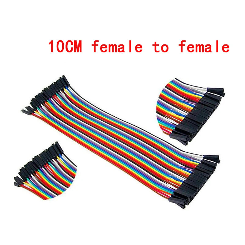 Dupont Line 40P 10cm/15cm/40cm Male to Male + Female to Male and Female to Female Jumper Wire Dupont Cable for arduino DIY KIT
