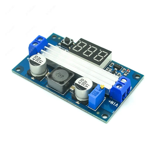 DC DC-DC 3~35V to 3.5~35V LTC1871 Booster step up Step-up module Converter Regulated Power Supply+VoltMeter