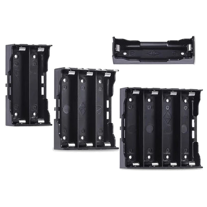 Abs 18650 Power Bank Gevallen 1X 2X 3X 4X 18650 Batterij Houder Opbergdoos Geval 1 2 3 4 Slot batterijen Container Met Harde Pin