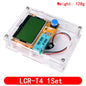 Diode Triode Capacitance ESR Meter MOS PNP LCR-T4 Transistor Tester LCD Display Mega328 Transistors Diodes Acrylic Case