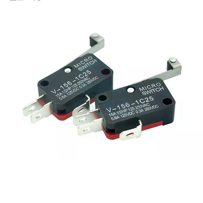 5PCS V-156-1C25 15A The micro switch, Push Button SPDT Momentary Snap Action Limit switch, travel switch