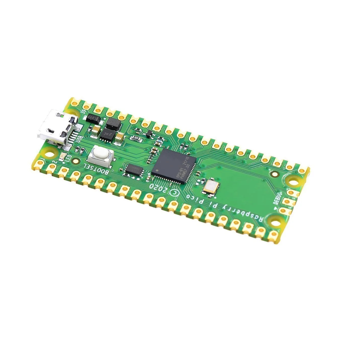 Official Raspberry Pi Pico Board RP2040 Dual-Core 264KB ARM Low-Power Microcomputers High-Performance Cortex-M0+ Processor