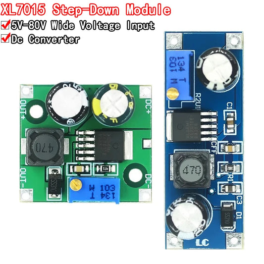 XL7015 DC-DC Dc converter Step-down module 5V-80V Wide voltage input 7005A LM2596