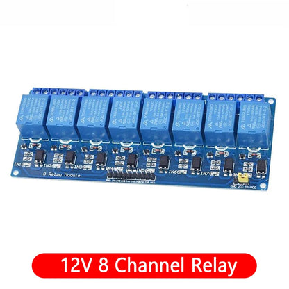 5v 12v 1 2 4 6 8 way relay module for arduino 1 2 4 6 8 channel relay module with optocoupler Relay Output In stock