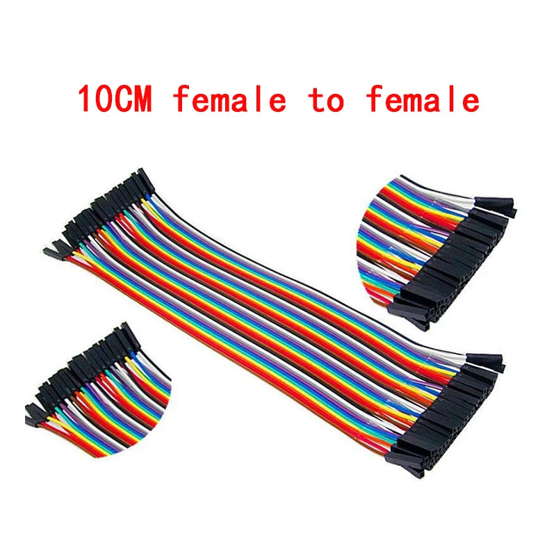 Dupont Line 40P 10cm/15cm/40cm Male to Male + Female to Male and Female to Female Jumper Wire Dupont Cable for arduino DIY KIT