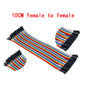 Dupont Line 40P 10cm/15cm/40cm Male to Male + Female to Male and Female to Female Jumper Wire Dupont Cable for arduino DIY KIT