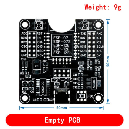 ESP8266 ESP-WROOM-32 ESP32-WROVER Development Board Test Programmer Socket Downloader for ESP-01 ESP-12F ESP-07S ESP-12S ESP32