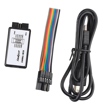USB Logic Analyzer 24MHz 8 Channel 24M/seconds Logic Analyzer Debugger For ARM FPGA Logic Analyzer Logic 24M 8CH