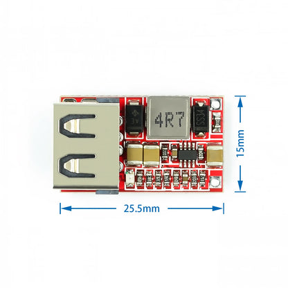 DC 6-20V 12V/24v to 5V USB Output charger step down Power Module Mini DC-DC Step Up Boost Module Power Adjustable buck Converter