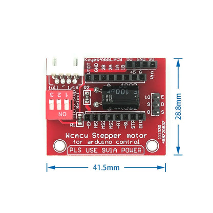 42 Stepper Motor Driver Expansion Board DRV8825 A4988 3D Printer Control Shield Module For Arduino UNO R3 Ramps1.4 DIY Kit One