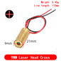 650nm 5mW Red Point / Line / Cross Laser Module Head Glass Lens Focusable Focus Adjustable Laser Diode Head Industrial Class