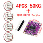 HX711 AD Module Body Load Cell Weighing Sensor Pressure Sensor+4Pcs 50kg Human Scale Load Cell Weight Sensors+Measurement Tools