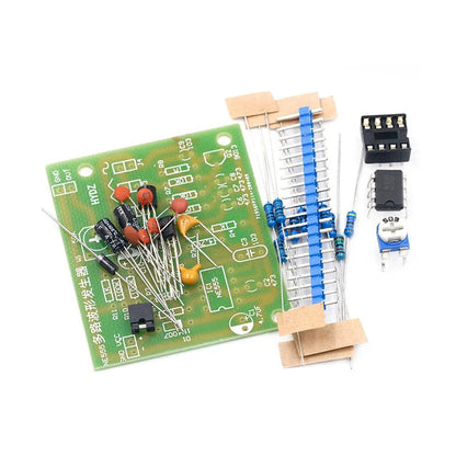 DC6-12V NE555 Pulse Generator Module Sine/Triangle/Square Wave generator multi-channel Waveform Signal Generator DIY Kit