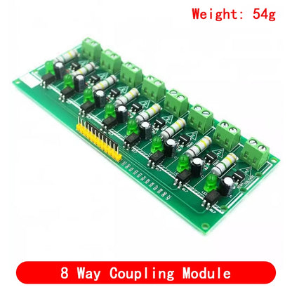 AC 220V 1/3/8 Channel MCU TTL Level 8 Ch Optocoupler Isolation Test Board Isolated Detection Tester PLC Processors Module