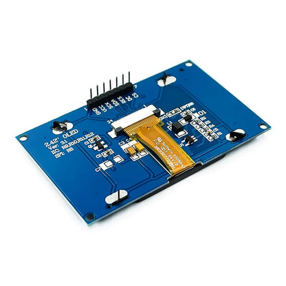 2.42 inch OLED Display Module 128x64 LCD HD Screen Module SSD1309 7 Pin SPI/IIC I2C Serial Interface for Arduino UNO R3