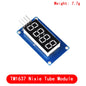 TM1637 4 Bits MAX7219 8 bit Digital LED Display Module 7 Segment 0.36Inch Clock RED Anode Tube Four Serial Driver