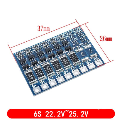 3S 4S 5S 6S 7S 8S bms 4.2V Balance Function Protection Board 68mA 5S Li-ion Lipo Battery Lithium 18650 Batteries Balanced 5S 21V