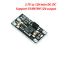 5pcs 3.7V to 12V Mini DC-DC Boost Module, Support 5V/8V/9V/12V Output, Lithium Battery Boost
