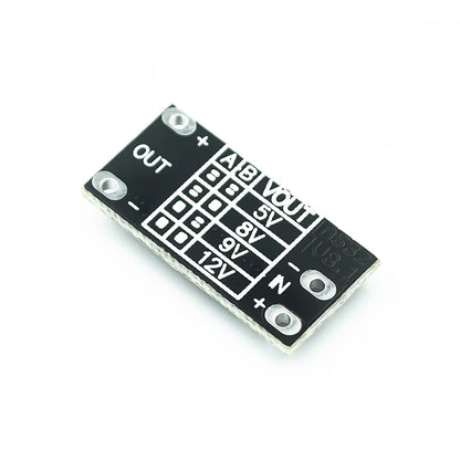 5PCS Mini DC-DC Boost Step Up Converter 3V 3.2V 3.3V 3.7V 5V 9V to 12V Voltage Regulator PCB Board Module can set 5V/ 8V/ 9V
