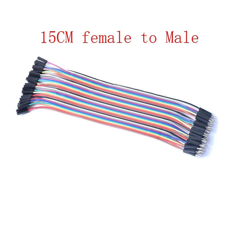 Dupont Line 40P 10cm/15cm/40cm Male to Male + Female to Male and Female to Female Jumper Wire Dupont Cable for arduino DIY KIT