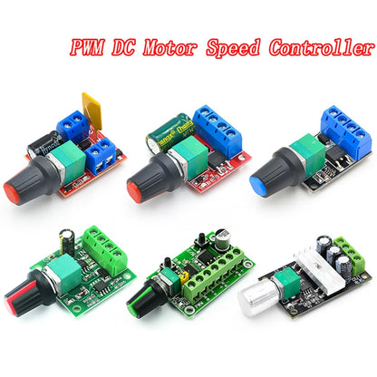 DC 1.8V-35V 2A 3A 5A 10A 30W 80W 90W PWM Motor Speed Controller Low Voltage Motor Speed Controller PWM Adjustable Drive Module