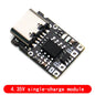 5V Charging and Discharging Integrated Module 3.7V 4.2V18650 Lithium Battery Charging Boost Power Board Protection Type-c