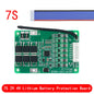 4S/5S/6S/7S BMS 16.8V 21V 20A 18650 Li-ion Lmo Ternary Lithium Battery Charger Protection Board With Balance