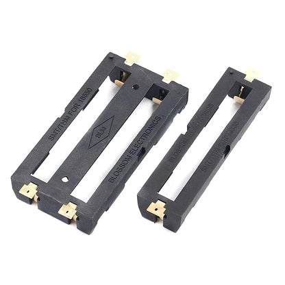 1x 2x 18650 Series Batteries Holder Box Storage Case Container With Bronze Pins Drop Ship
