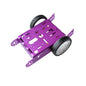 1*2WD Aluminum Car New Education Toys Robot Intelligent Car Alloy Chassis 2WD Smart Robot Car Chassis Kit DIY MBOT Car